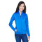 Manteau pour femme Newbury en molleton à motif mélangé avec blocs de couleur et glissière pleine longueur de Devon & JonesMD