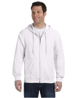 Chandail à capuchon Heavy BlendMD à glissière pleine longueur13,3 oz, 50/50