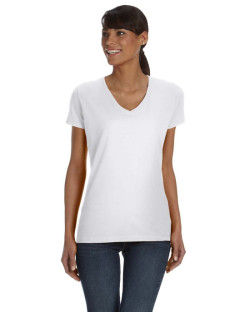 8,3 oz, T-Shirt col en V 100 % Coton Épais HDMC