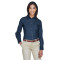 Chemise en twill pour femme Easy Blend à manches longues avec anti-tache d'Harriton