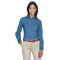 Chemise en twill pour femme Easy Blend à manches longues avec anti-tache d'Harriton