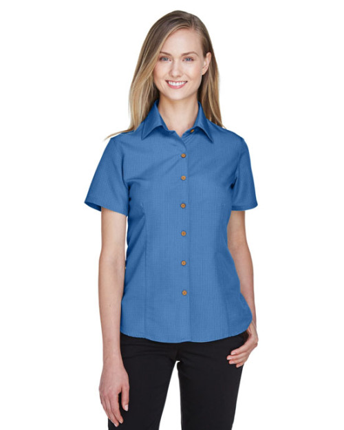 Chemise texturée décontractée pour femme Barbados de Harriton Chemise texturée décontractée pour femme Barbados de Harriton