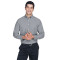 Chemise pour homme oxford à manches longues facile à laver de Harriton
