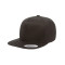 Casquette Snapback en sergé de coton à 5 panneaux pour adulte